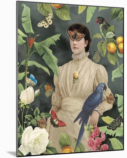 Butterfly Girl-Eccentric Accents-Mounted Giclee Print