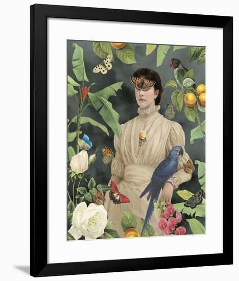 Butterfly Girl-Eccentric Accents-Framed Giclee Print