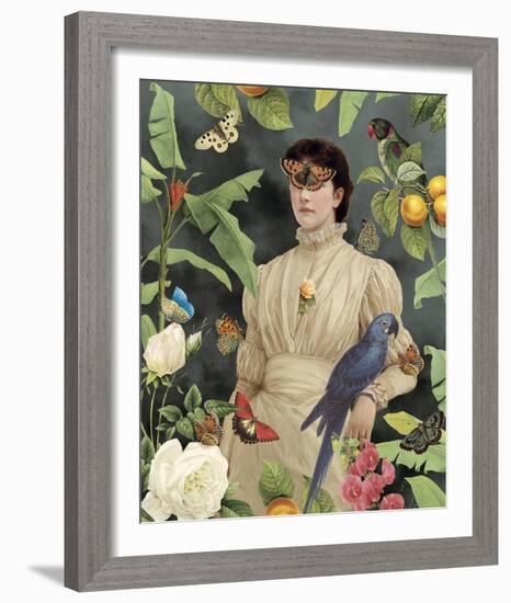 Butterfly Girl-Eccentric Accents-Framed Art Print