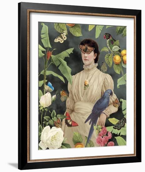 Butterfly Girl-Eccentric Accents-Framed Art Print