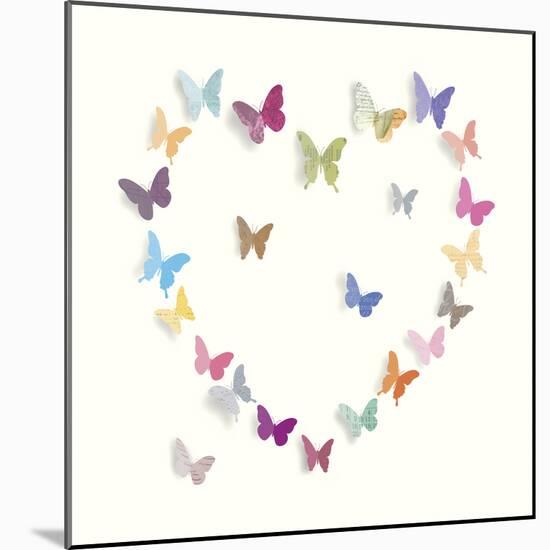 Butterfly Heart I-Sasha Blake-Mounted Giclee Print