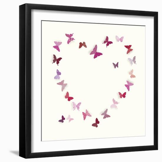 Butterfly Heart II-Sasha Blake-Framed Giclee Print