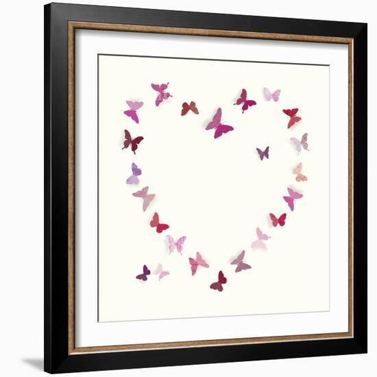 Butterfly Heart II-Sasha Blake-Framed Giclee Print