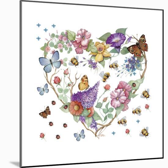 Butterfly Heart-null-Mounted Giclee Print