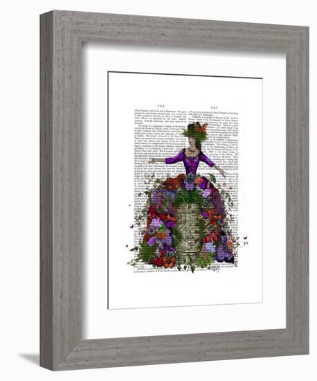 Butterfly House Queen-Fab Funky-Framed Art Print