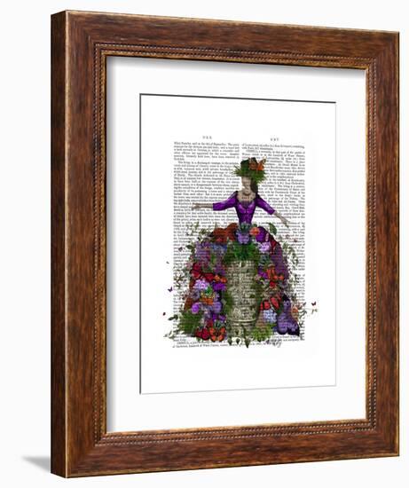 Butterfly House Queen-Fab Funky-Framed Art Print