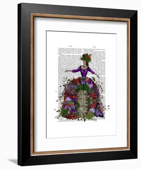 Butterfly House Queen-Fab Funky-Framed Art Print