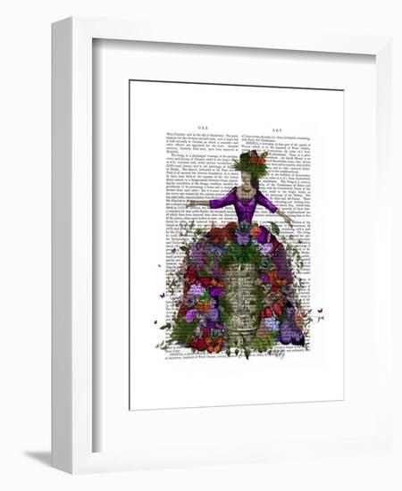 Butterfly House Queen-Fab Funky-Framed Art Print