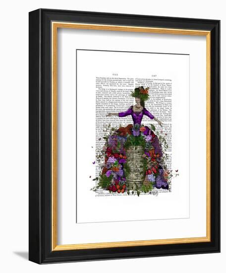 Butterfly House Queen-Fab Funky-Framed Art Print