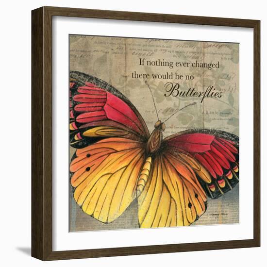 Butterfly I-Kimberly Poloson-Framed Art Print