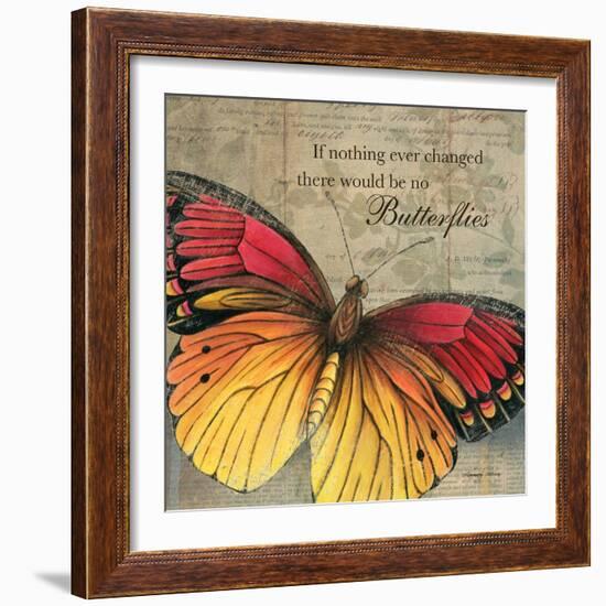 Butterfly I-Kimberly Poloson-Framed Art Print