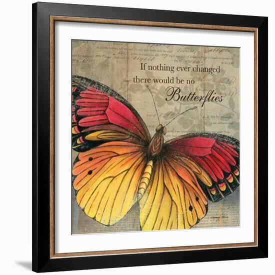 Butterfly I-Kimberly Poloson-Framed Art Print