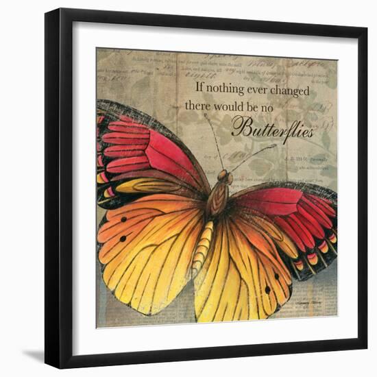 Butterfly I-Kimberly Poloson-Framed Art Print