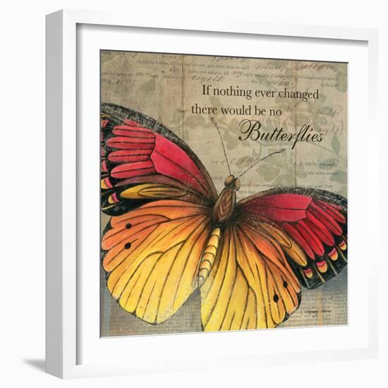 Butterfly I-Kimberly Poloson-Framed Art Print