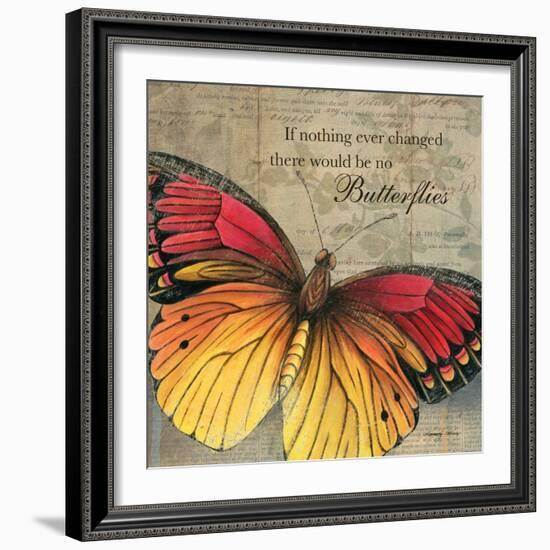 Butterfly I-Kimberly Poloson-Framed Art Print