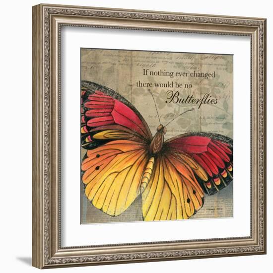 Butterfly I-Kimberly Poloson-Framed Art Print