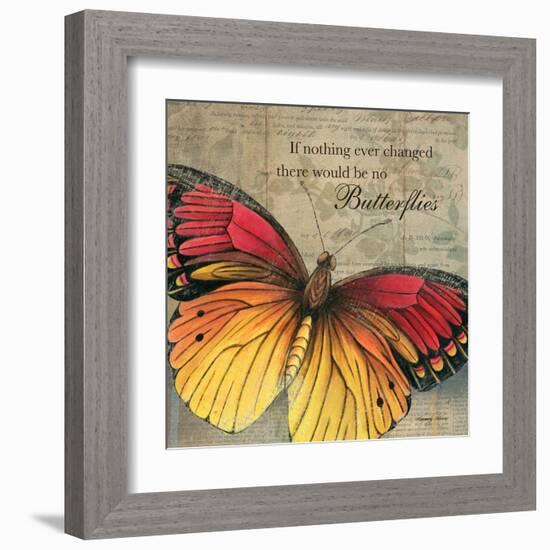 Butterfly I-Kimberly Poloson-Framed Art Print