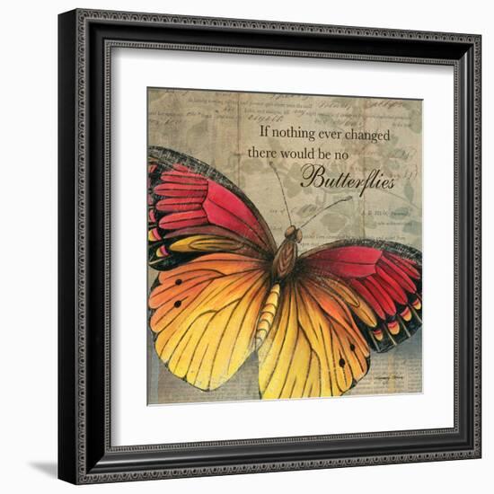 Butterfly I-Kimberly Poloson-Framed Art Print