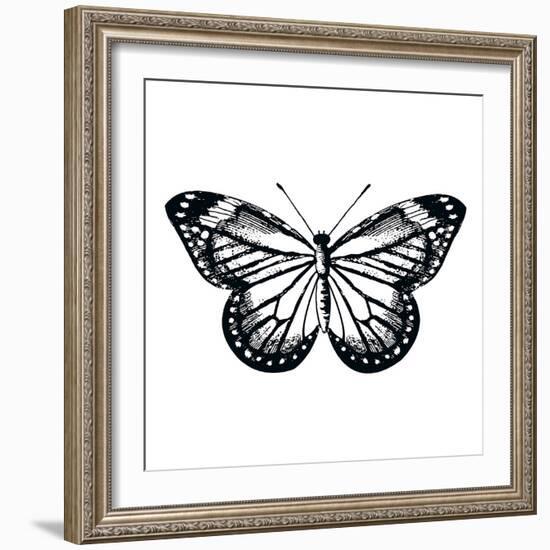 Butterfly II-Clara Wells-Framed Giclee Print