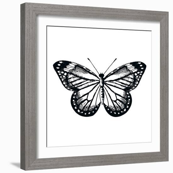 Butterfly II-Clara Wells-Framed Giclee Print