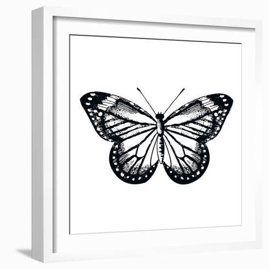 Butterfly II-Clara Wells-Framed Giclee Print