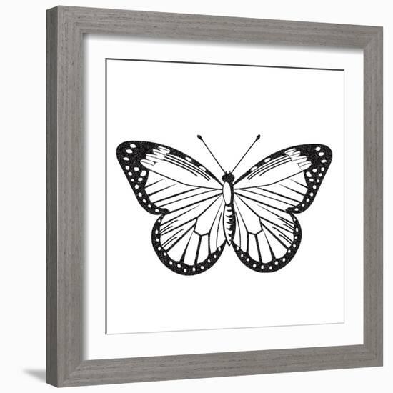 Butterfly III-Clara Wells-Framed Giclee Print