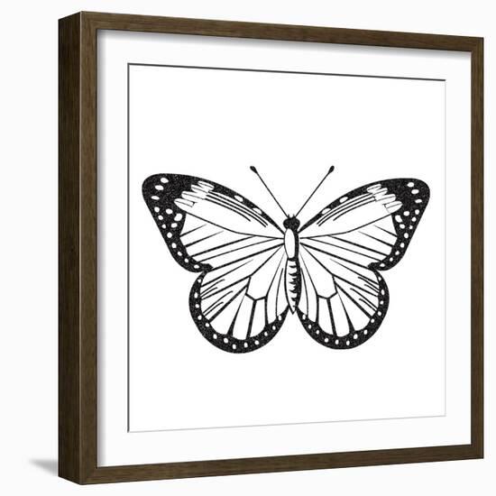 Butterfly III-Clara Wells-Framed Giclee Print