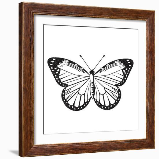 Butterfly III-Clara Wells-Framed Giclee Print