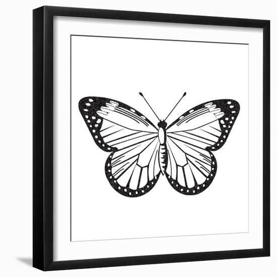 Butterfly III-Clara Wells-Framed Giclee Print