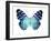 Butterfly in Metallic II-Julia Bosco-Framed Art Print