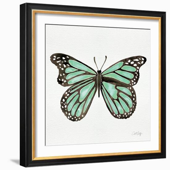 Butterfly in Mint-Cat Coquillette-Framed Giclee Print