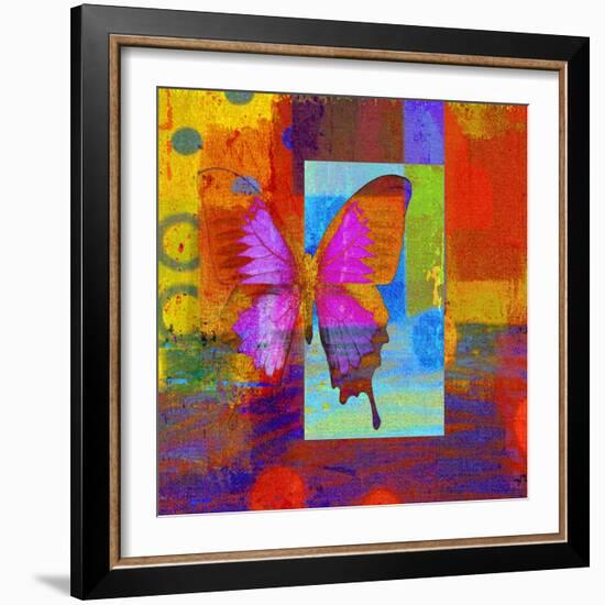 Butterfly IV-Ricki Mountain-Framed Art Print