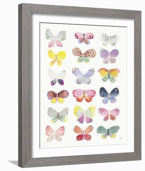 Butterfly Kaleidoscope-Joelle Wehkamp-Framed Giclee Print