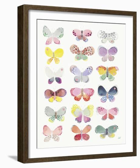 Butterfly Kaleidoscope-Joelle Wehkamp-Framed Giclee Print
