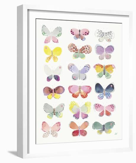 Butterfly Kaleidoscope-Joelle Wehkamp-Framed Giclee Print