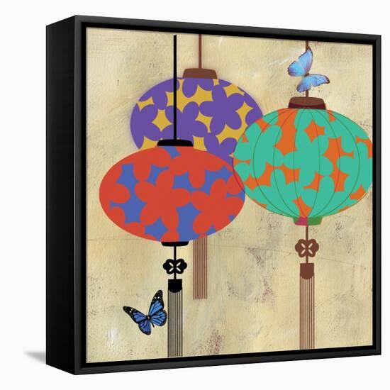 Butterfly Lanterns-Andrew Michaels-Framed Stretched Canvas