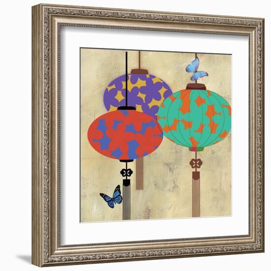 Butterfly Lanterns-Andrew Michaels-Framed Art Print