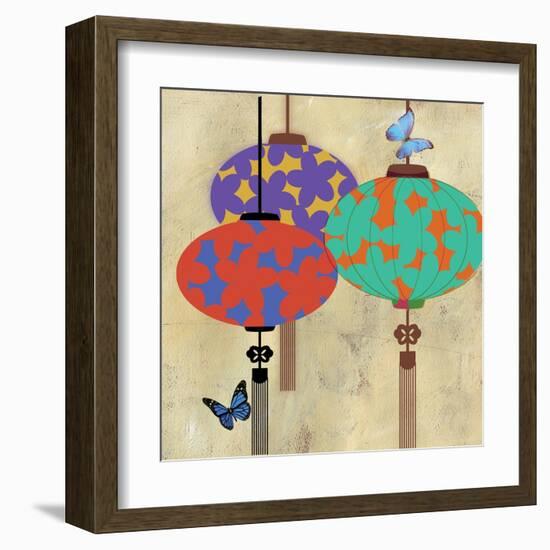 Butterfly Lanterns-Andrew Michaels-Framed Art Print