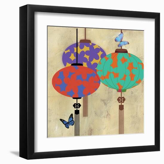 Butterfly Lanterns-Andrew Michaels-Framed Art Print