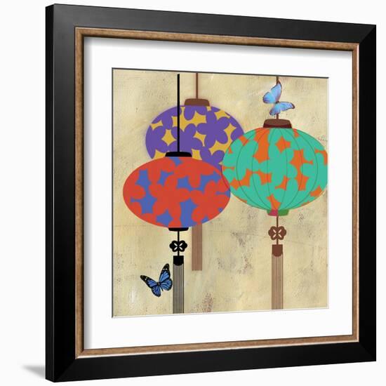 Butterfly Lanterns-Andrew Michaels-Framed Art Print