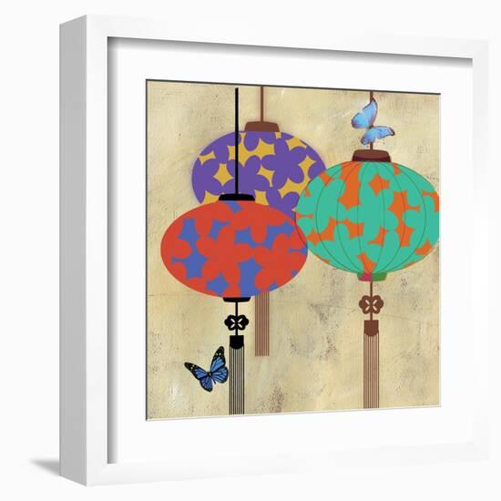 Butterfly Lanterns-Andrew Michaels-Framed Art Print