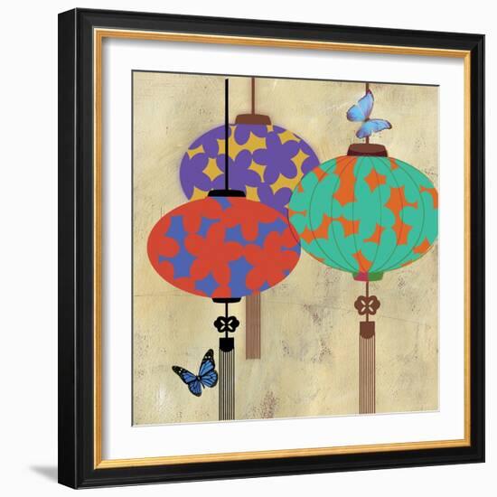 Butterfly Lanterns-Andrew Michaels-Framed Art Print