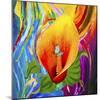 Butterfly Love Flower-Ata Alishahi-Mounted Giclee Print