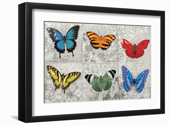 Butterfly Mural-Alan Hopfensperger-Framed Art Print