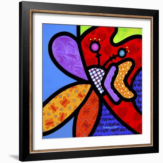 Butterfly Orchid-Steven Scott-Framed Giclee Print