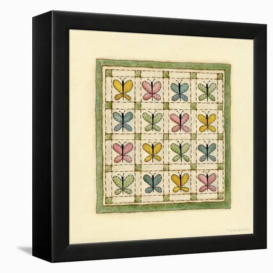 Butterfly Patchwork-Robin Betterley-Framed Premier Image Canvas