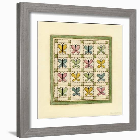 Butterfly Patchwork-Robin Betterley-Framed Giclee Print