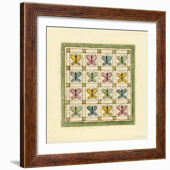 Butterfly Patchwork-Robin Betterley-Framed Giclee Print