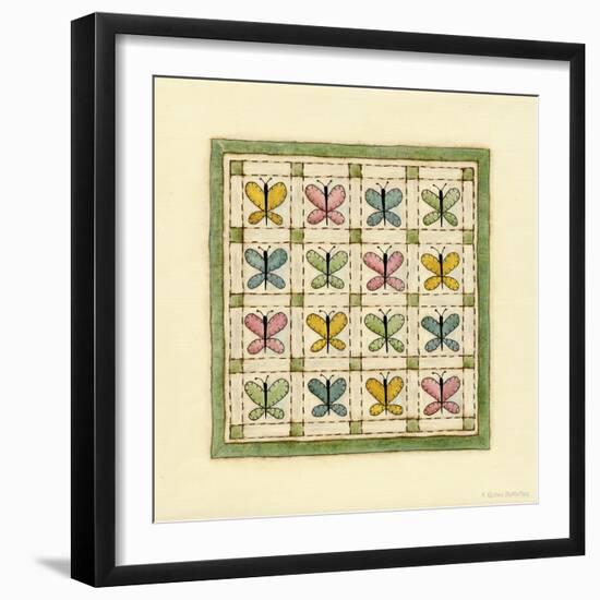 Butterfly Patchwork-Robin Betterley-Framed Giclee Print