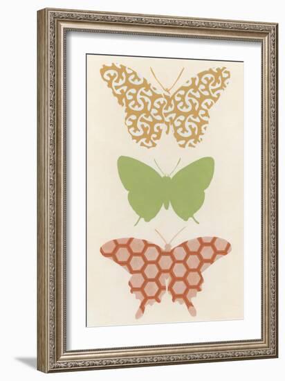 Butterfly Patterns III-Erica J. Vess-Framed Art Print